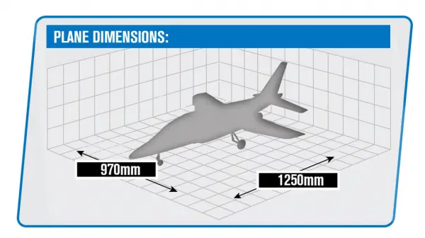 XFly Alpha EDF Jet 970mm ARTF - Blue — image 5 of 16