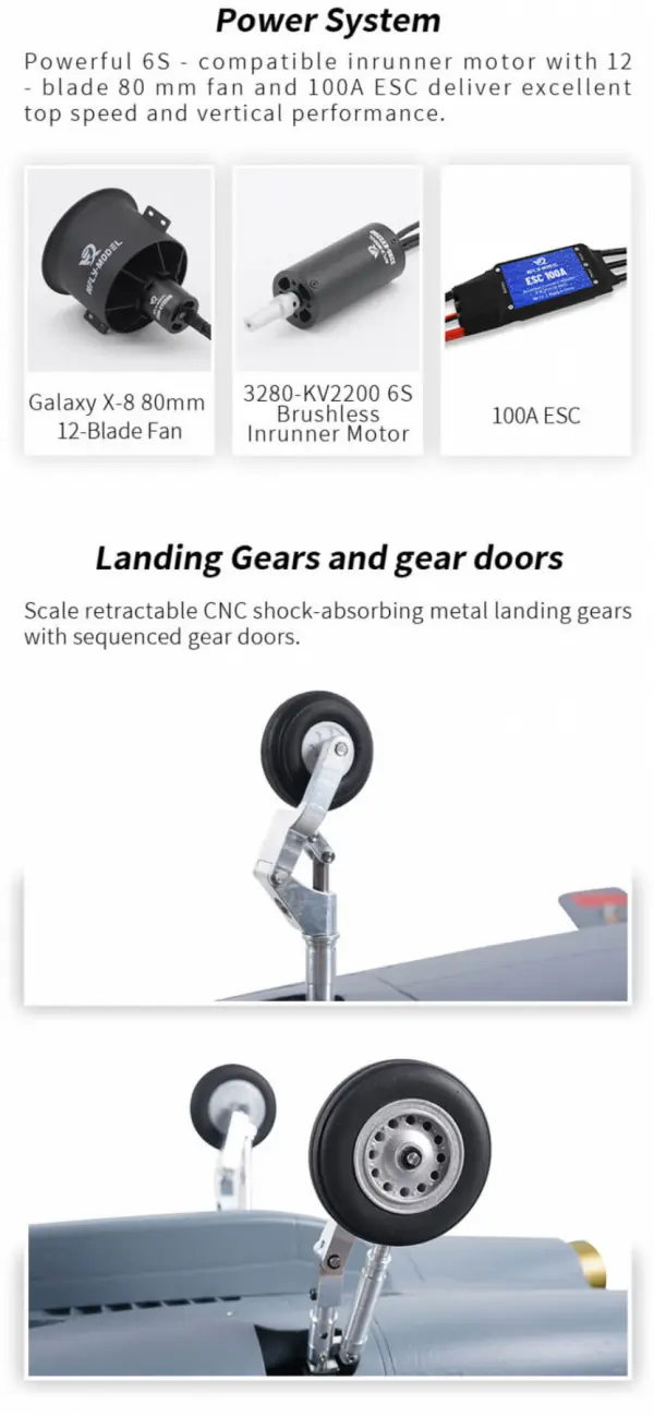 XFly Alpha EDF Jet 970mm ARTF - Blue — image 3 of 16