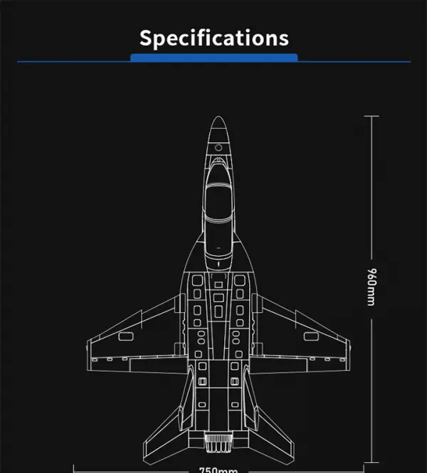 XFly T-7A Red Hawk EDF Jet 750mm — image 5 of 20