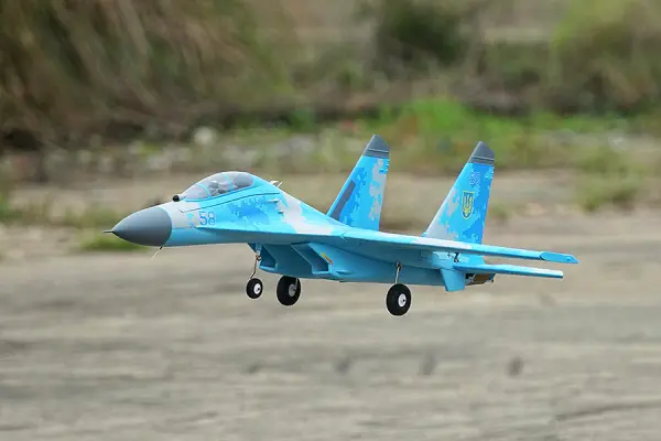 Xfly SU-27 Twin 50mm EDF Jet ARTF - Blue Camo &mdash; image 8 of 18