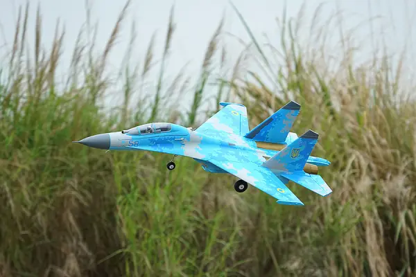 Xfly SU-27 Twin 50mm EDF Jet ARTF - Blue Camo &mdash; image 4 of 18
