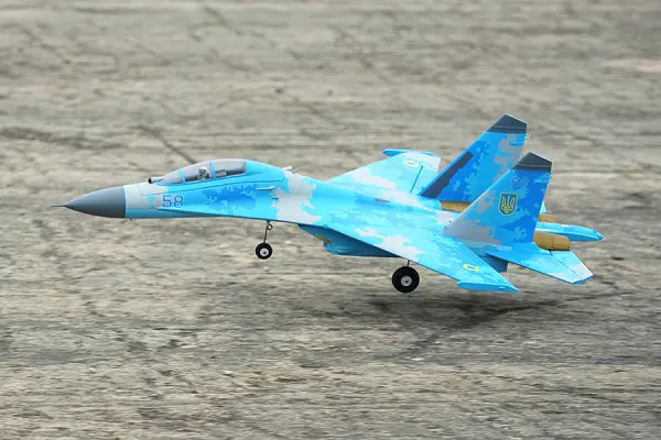 Xfly SU-27 Twin 50mm EDF Jet ARTF - Blue Camo &mdash; image 5 of 18