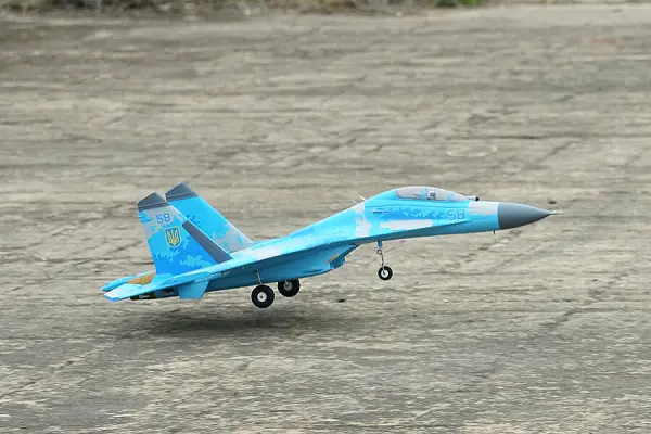 Xfly SU-27 Twin 50mm EDF Jet ARTF - Blue Camo &mdash; image 7 of 18