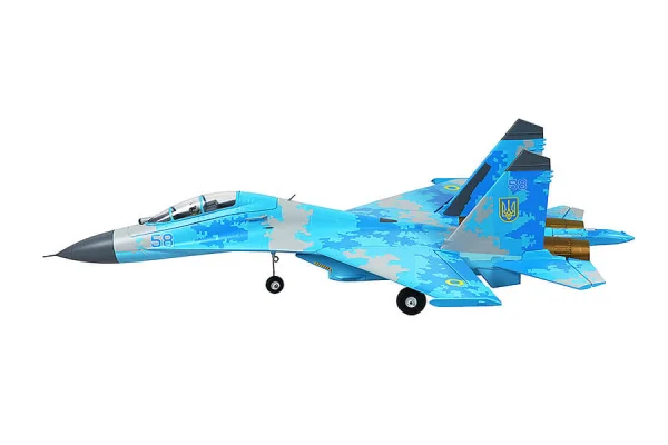 Xfly SU-27 Twin 50mm EDF Jet ARTF - Blue Camo — image 4 of 9