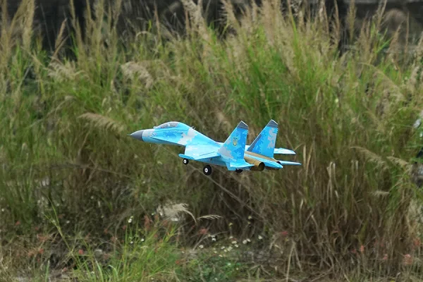 Xfly SU-27 Twin 50mm EDF Jet ARTF - Blue Camo — image 8 of 9