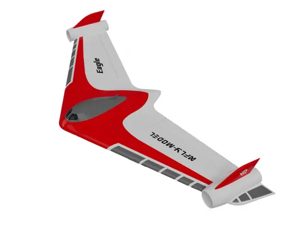 XFly Eagle 40mm EDF Flying Wing - PNP With Gyro - Red &mdash; image 3 of 20