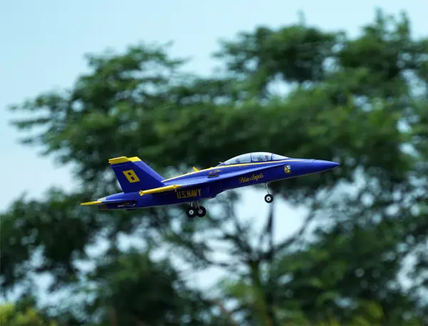 XFly Twin 40mm F-18 EDF 705mm Jet - Blue — image 8 of 20