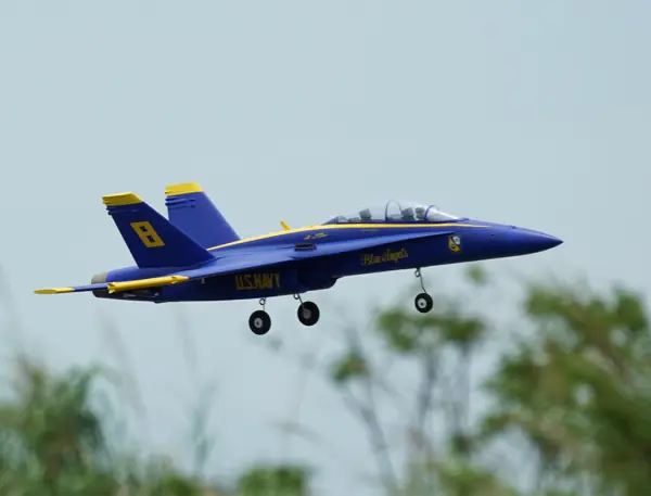 XFly Twin 40mm F-18 EDF 705mm Jet - Blue — image 5 of 20