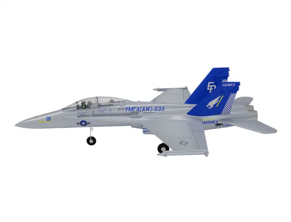 XFly Twin 40mm F-18 EDF 705mm Jet - Grey — image 13 of 14