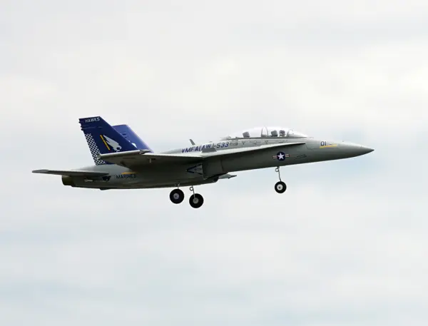 XFly Twin 40mm F-18 EDF 705mm Jet - Grey &mdash; image 7 of 20