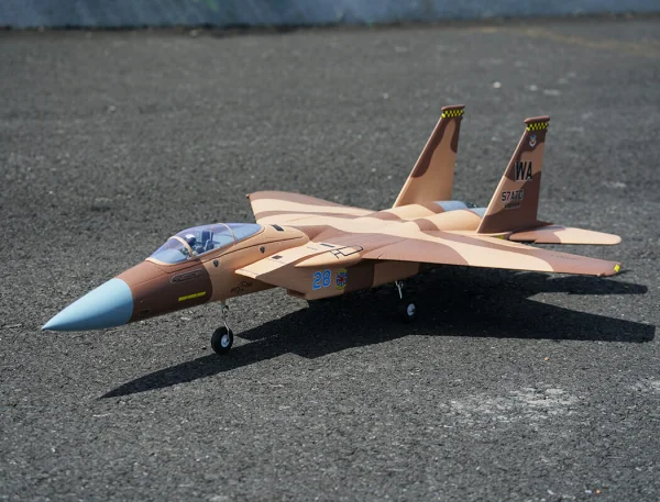 XFly F-15 Twin 40mm EDF 710mm Jet - ARTF - Desert Camo