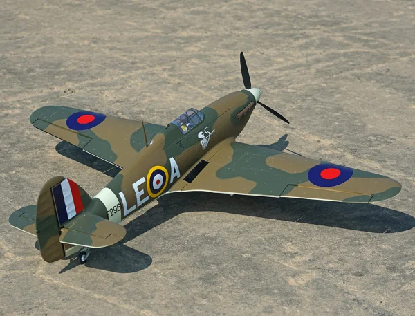 XFly Hawker Hurricane Mk1 Brown/Green 1200mm PNP