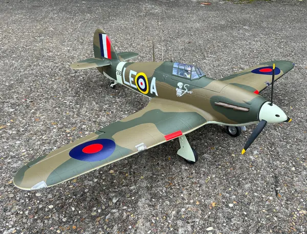 XFly Hawker Hurricane Mk1 Brown/Green 1200mm PNP &mdash; image 7 of 20