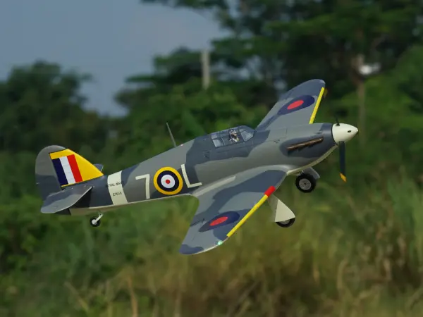 XFly Hawker Sea Hurricane Mk1 Grey/Green 1200mm PNP — image 9 of 20