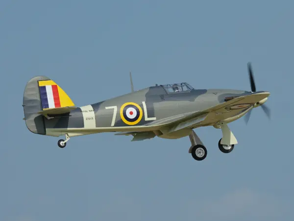 XFly Hawker Sea Hurricane Mk1 Grey/Green 1200mm PNP — image 20 of 20