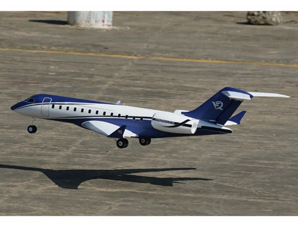 XFly Twin 40mm J-65 EDF Business Jet PNP - Blue