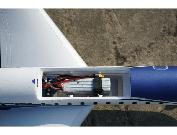 XFly Twin 40mm J-65 EDF Business Jet PNP - Blue