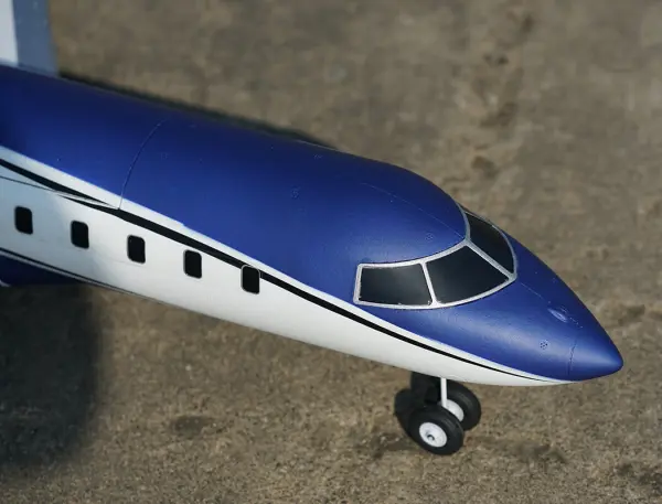 XFly Twin 40mm J-65 EDF Business Jet PNP - Blue — image 5 of 20