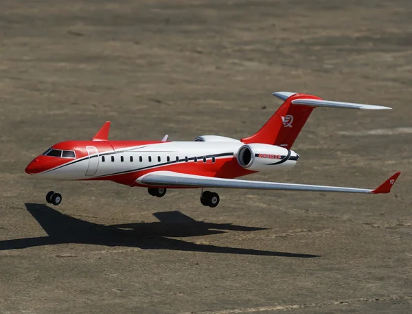 XFly Twin 40mm J-65 EDF Business Jet PNP - Red — image 6 of 15
