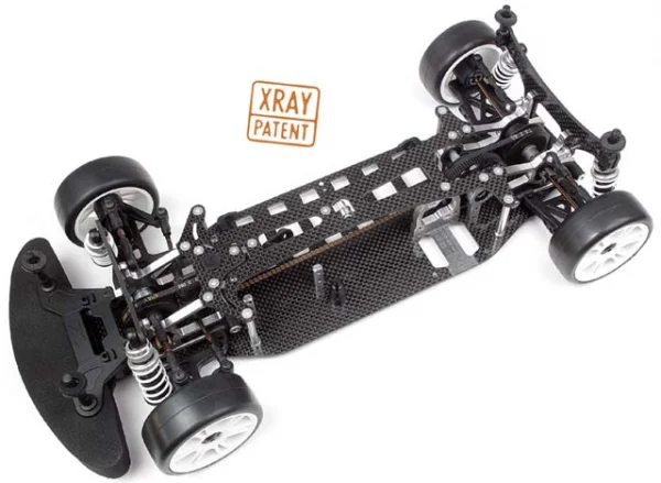 XRay Adjustable Upper Deck T1Fk 05 - 2.5 mm Graphite &mdash; image 5 of 5