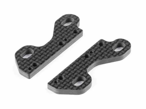 XRay X4 Universal Carbon Upper Clamp For Uni Bulkheads (2)