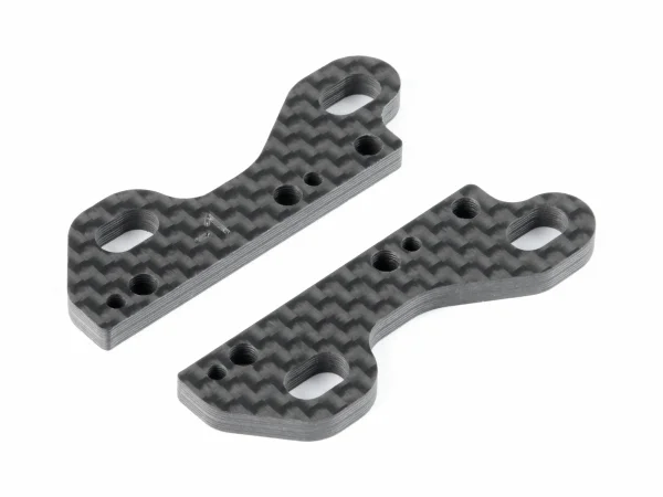 XRay X4 Universal Carbon Upper Clamp -1mm For Uni Bulkheads (2)