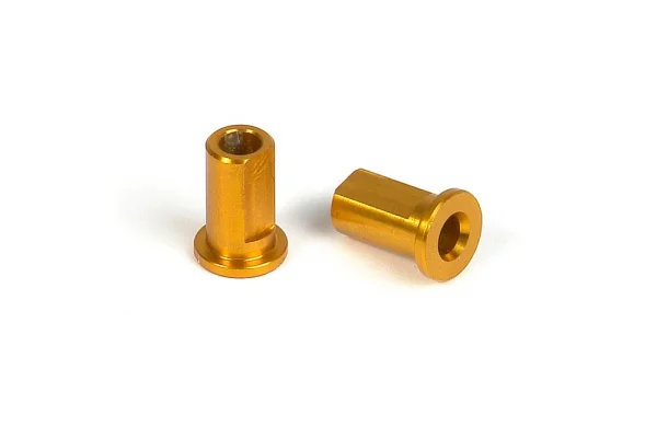 XRay T2 Aluminium Nut For Susp. Holder - Orange (2)