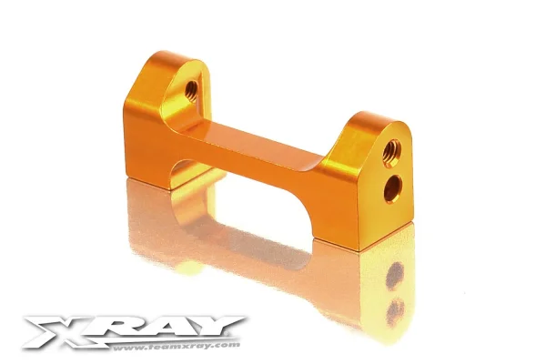 XRay T3 Aluminium Lower Suspension 1 Piece Holder - Orange