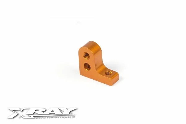 XRay T4 Aluminium Lower Suspension Holder - Orange