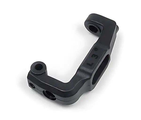 XRay Composite C-Hub Front Block, Left - Hard - Caster 3 Degree — image 1 of 2