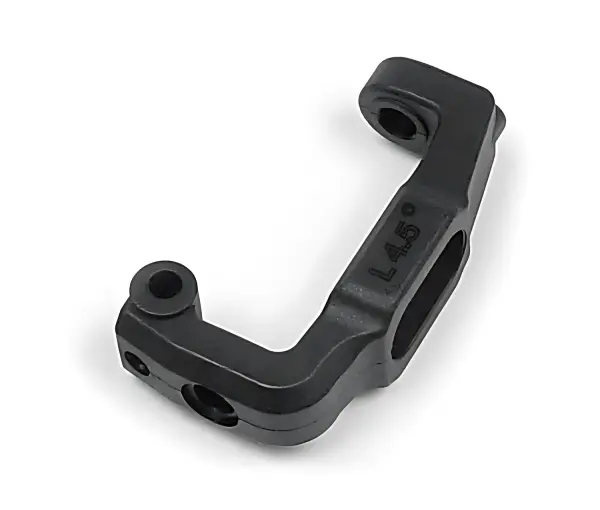 XRay Composite C-Hub Front Block, Left - Hard - Caster 4.5 Degree — image 1 of 2