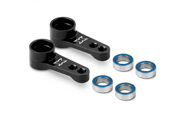 XRay Aluminium Dual Servo Saver Arm - Black Ball-Bearings (2) — image 1 of 3