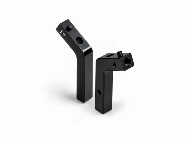 XRay X4F Aluminium Shock Holder Rear Fixed 1mm - Swiss 7075 T6 (2)