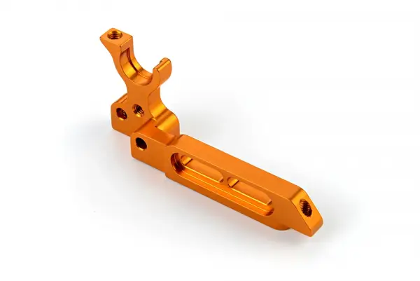 XRay T4 19 Aluminium Motor Mount - Orange