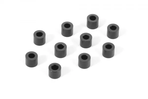 XRay Aluminium Shim 3X6X5.0mm - Black (10)