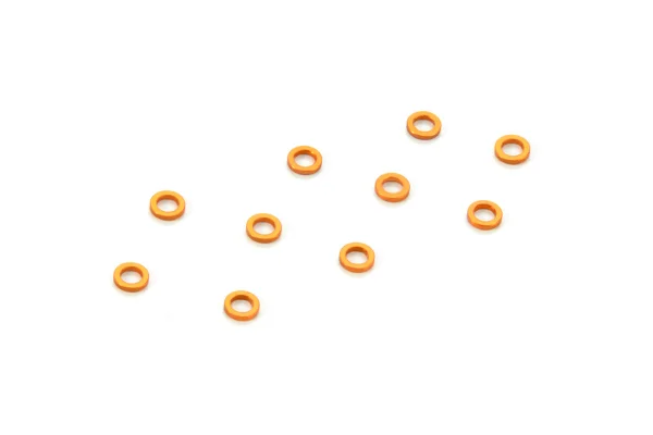XRay Aluminium Shim 3X5X1.0mm - Orange (10)