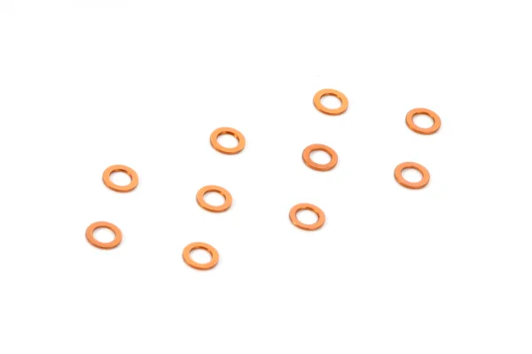 XRay Aluminium Shim 3X5X0.5mm - Orange (10)