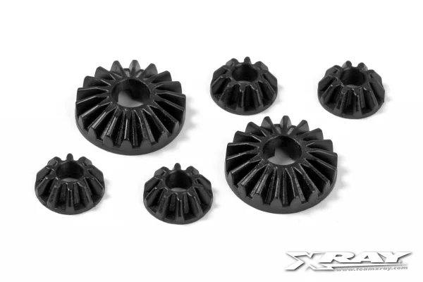Composite Gear Diff Bevel + Satellite Gears (2+4)