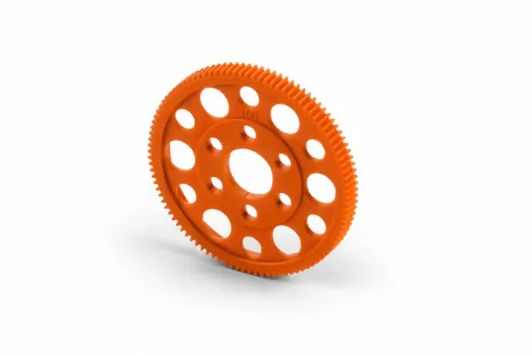 XRay Offset Spur Gear 100T / 64 - Orange &mdash; image 4 of 4