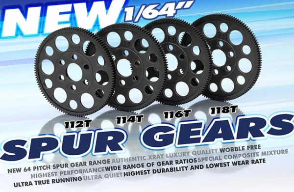 XRay Offset Spur Gear 114T / 64 — image 3 of 3