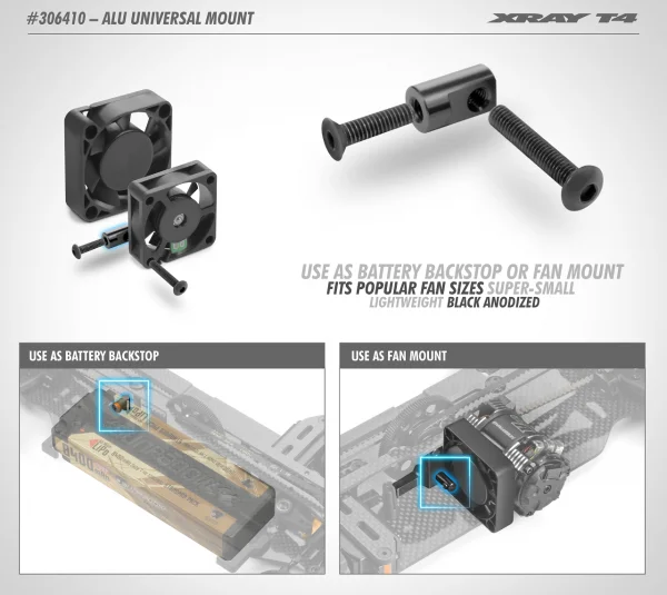 XRay Aluminium Universal Mount — image 2 of 2