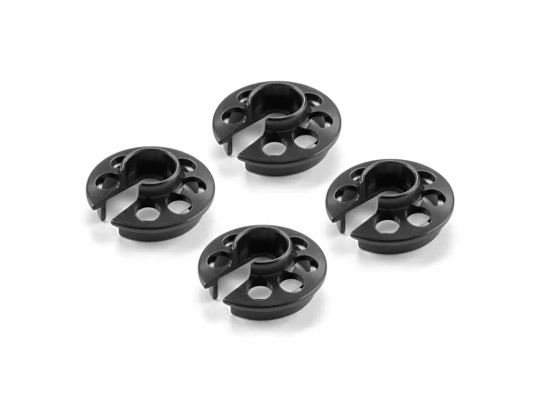 XLP Aluminium XRay Shock Spring Retaining Collar - Black (4) — image 1 of 2