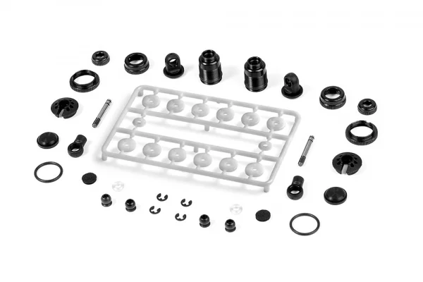 XRay T4 Aluminium Shock Absorber-Set - Black (2) — image 4 of 4