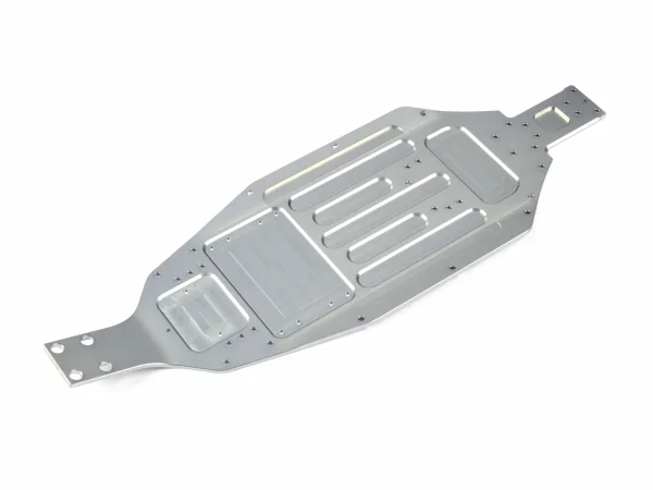 XRay XB2 Aluminium Chassis 1 Piece - 2.5mm - Short - Swiss 7075 T6