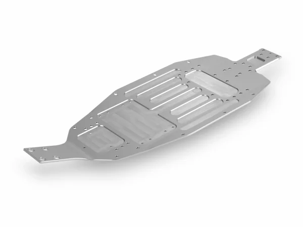 XRay XB2 Aluminium Chassis - 2.0mm - Extra-Short - Rear Wide - Swiss 7075 T6 — image 1 of 2