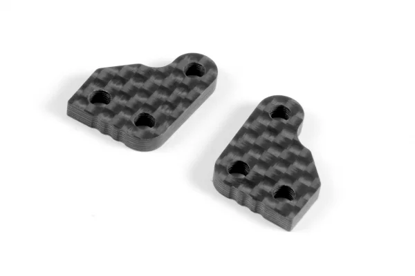 XRay Graphite Extension For Steering Block (2) - 3 Slots — image 1 of 2