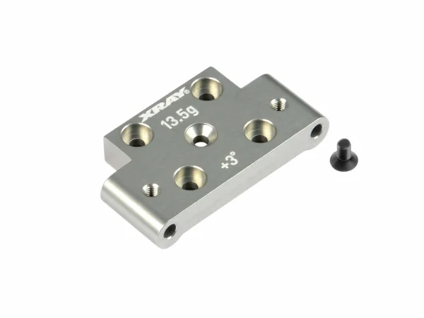 XRay Aluminium Front Lower Arm Mount 3/-3 - Swiss 7075 T6