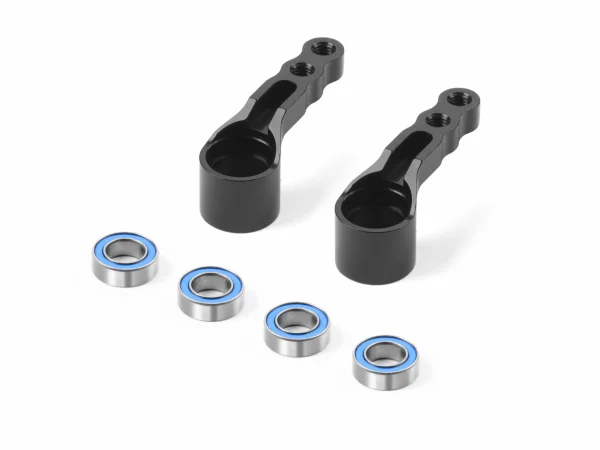 XRay Aluminium Steering Arm For 1 Piece Chassis - Swiss 7075 T6 (2) — image 1 of 2