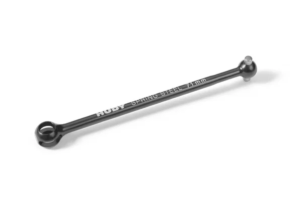 XRay Rear Drive Shaft 71mm With 2.5mm Pin - Hudy Spring Steel &mdash; image 2 of 3