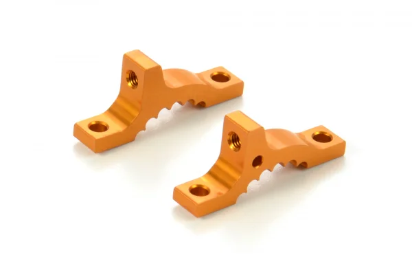 XRay Aluminium Upper Clamp Front - Swiss 7075 T6 - (L+R) &mdash; image 2 of 2
